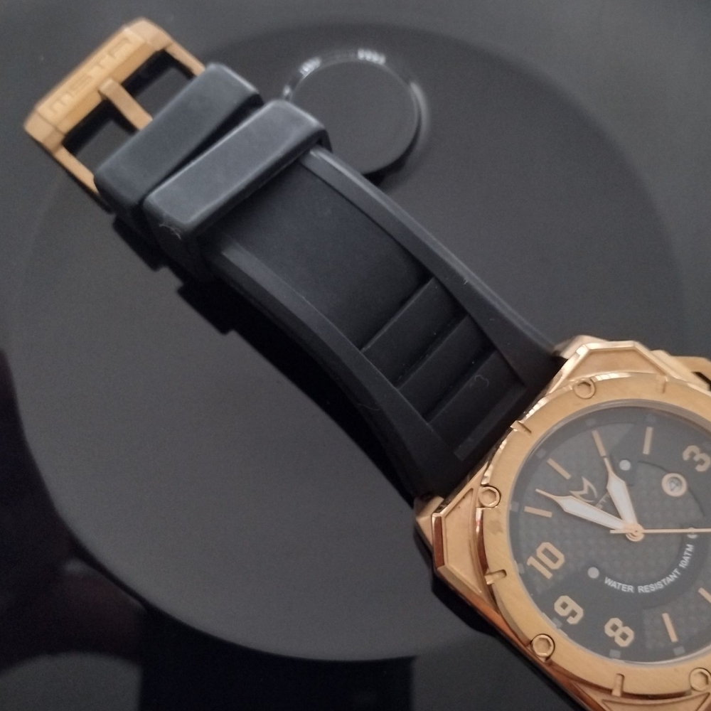 MEISTER Rose Gold and Black Men's Watch - Picture 3 of 14